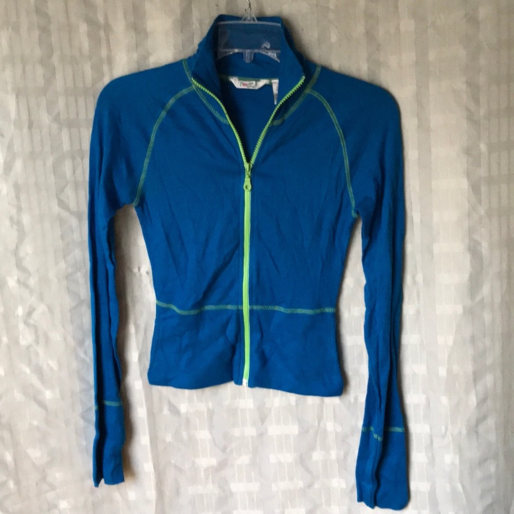 Pout long sleeves cotton mix top Sz S